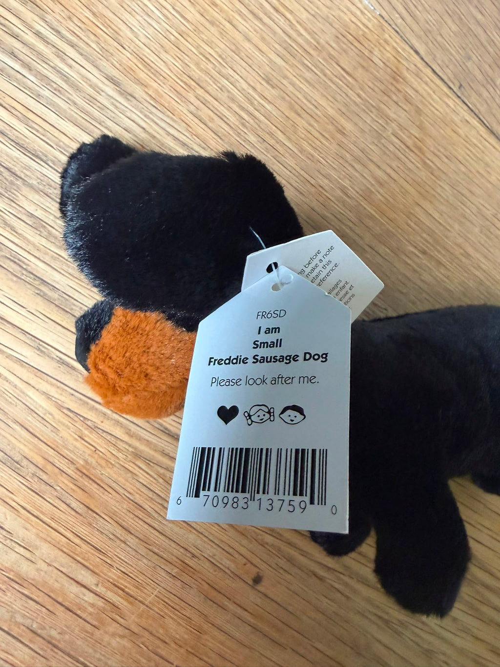 Jellycat Freddie Sausage Dog- Small