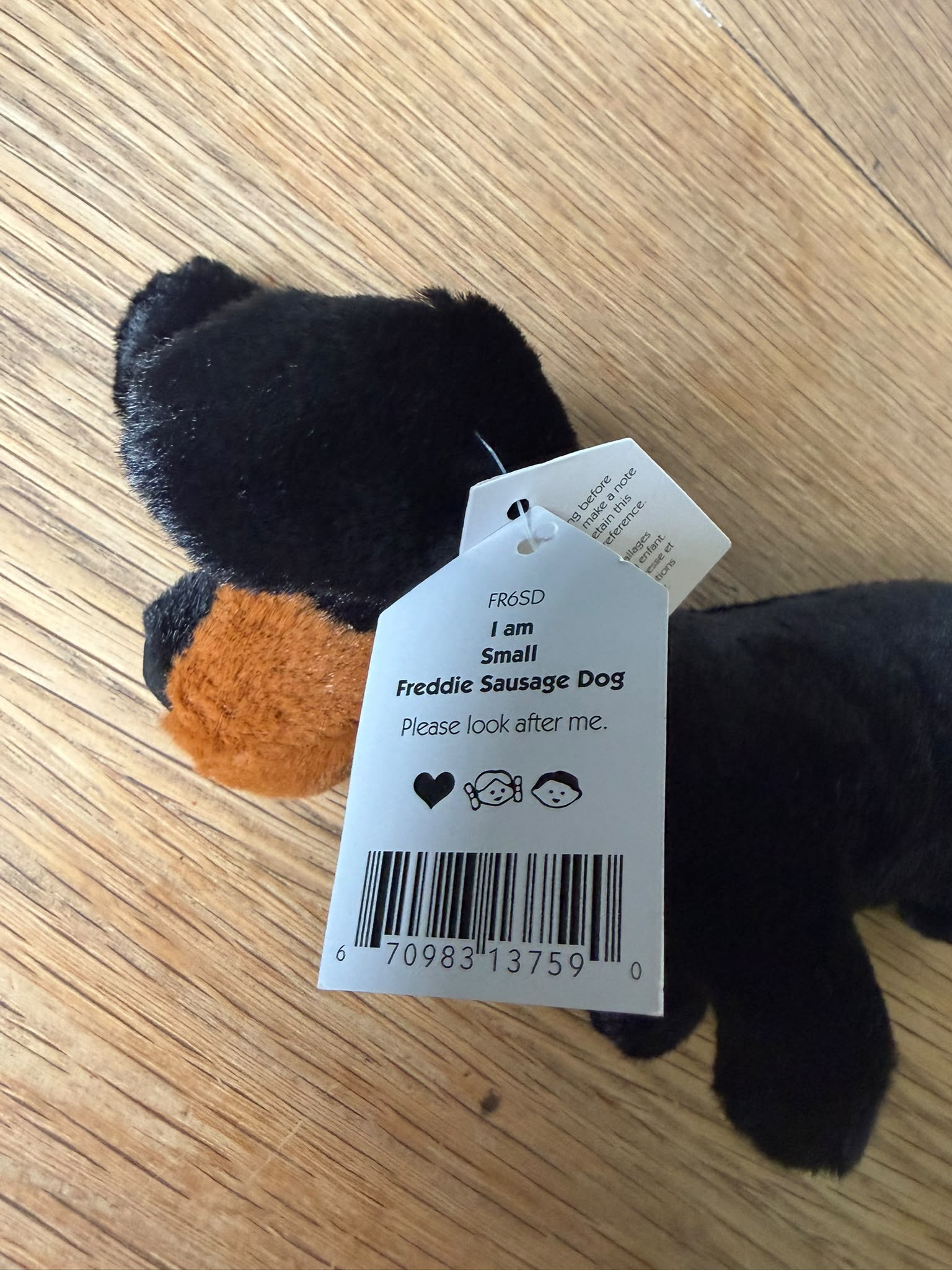 Jellycat Freddie Sausage Dog- Small