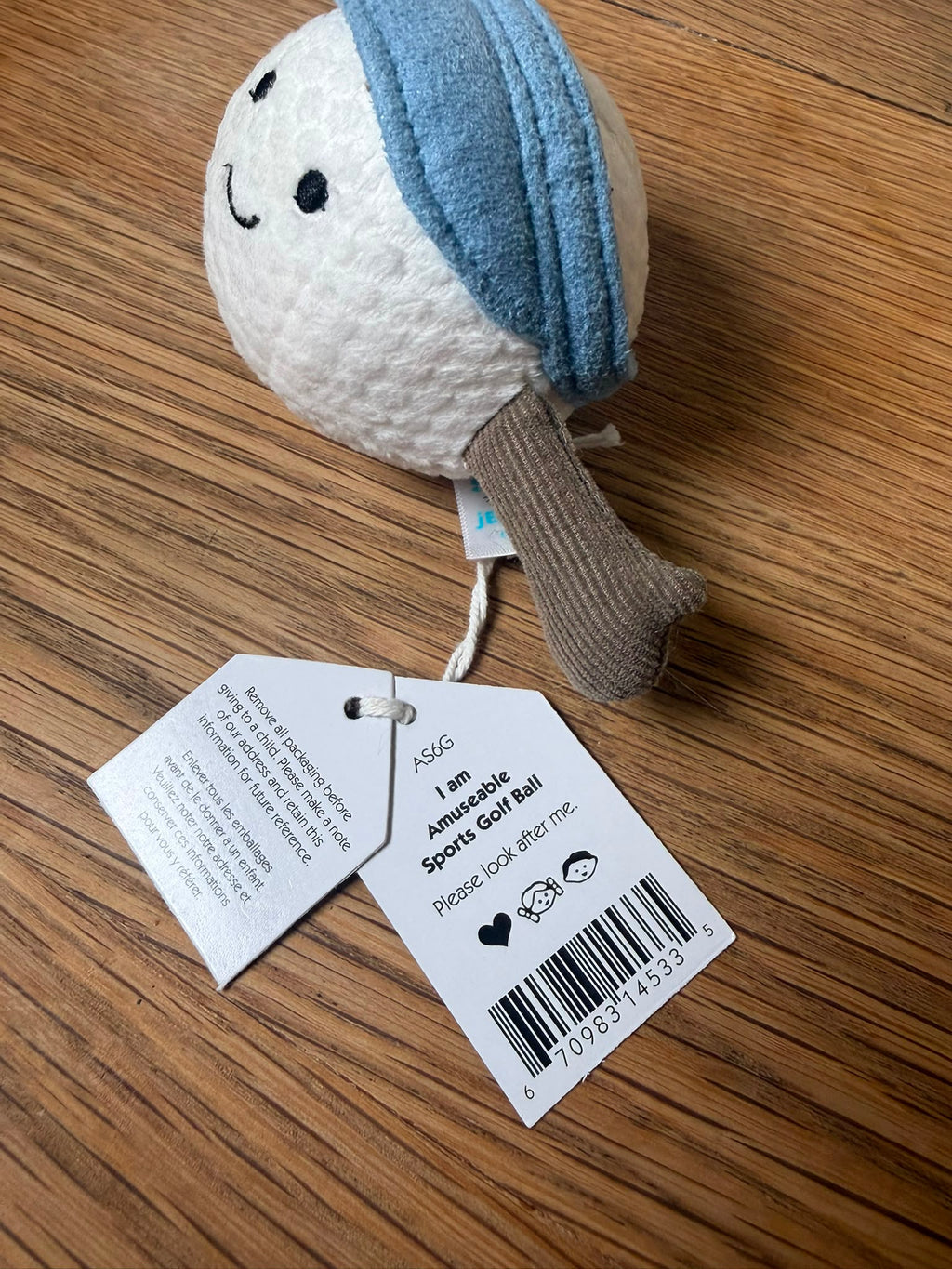 Jellycat Amuseable Golf Ball