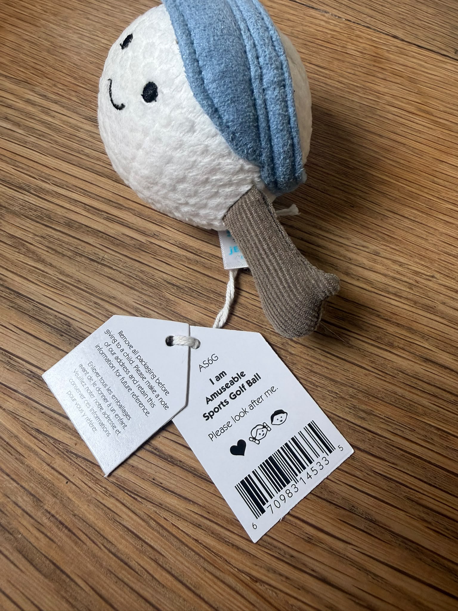 Jellycat Amuseable Golf Ball