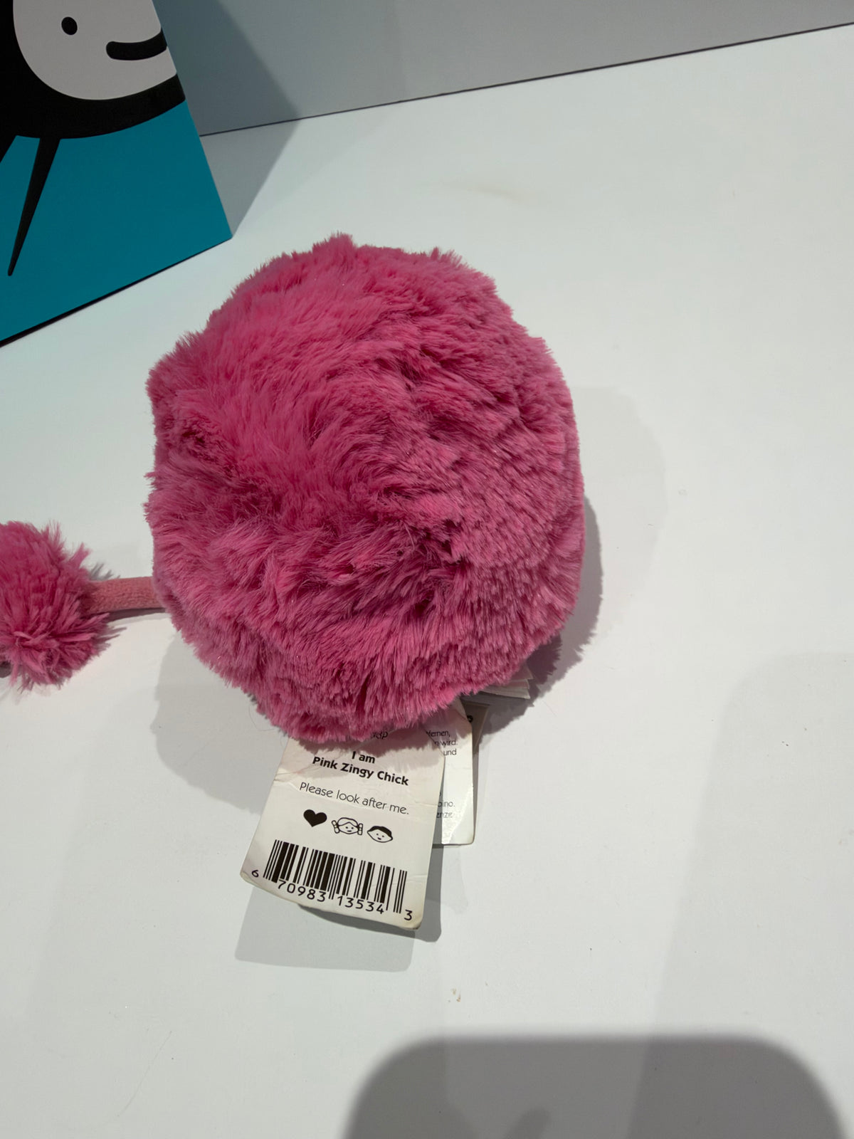 Jellycat Zingy Chick - Hot Pink