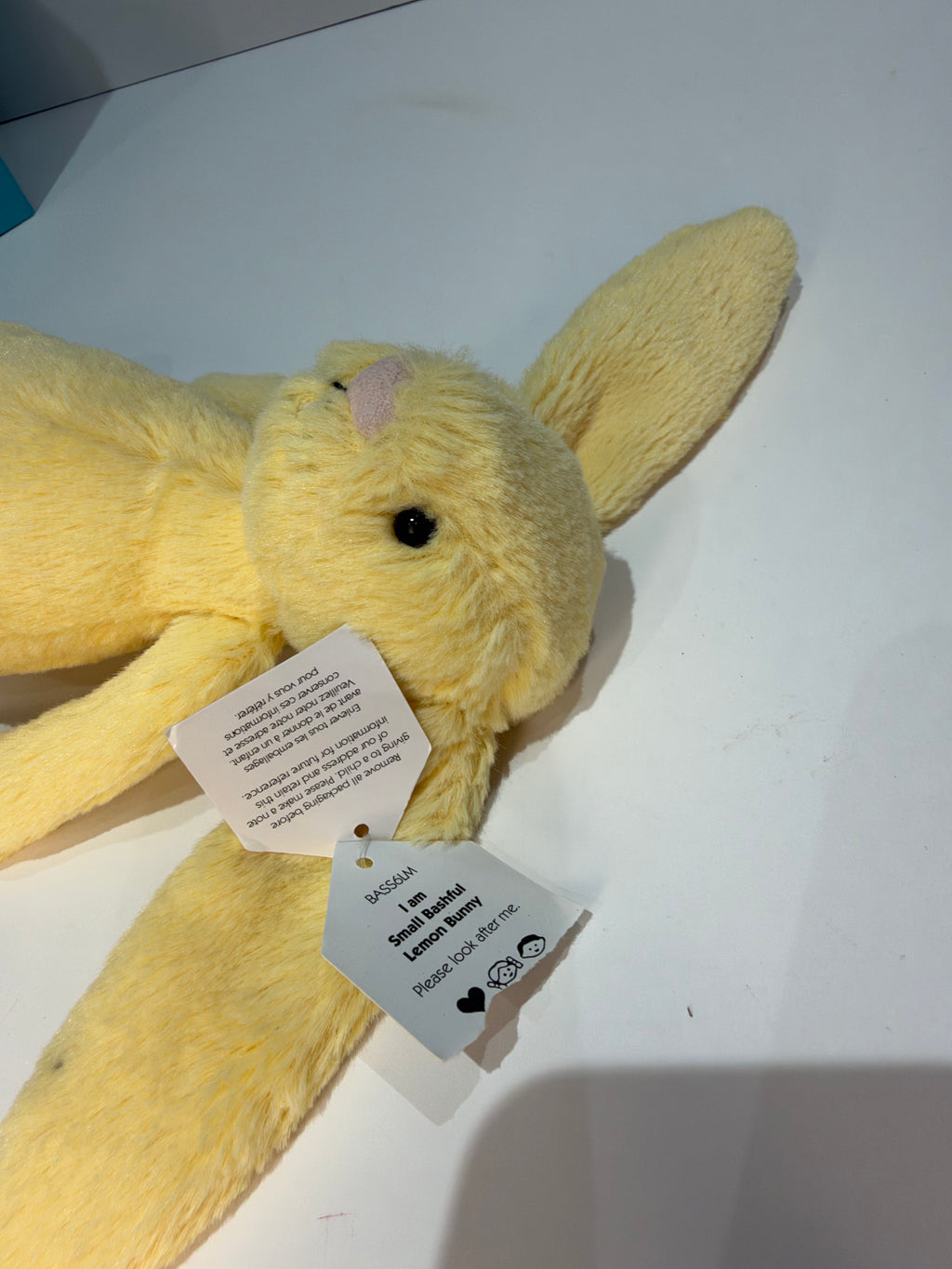 Jellycat Small Bashful Lemon Bunny | Half Paper Tags