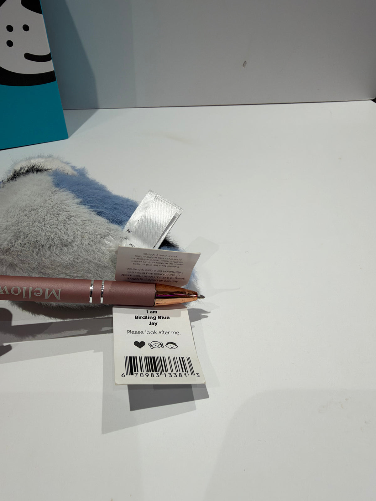 Jellycat Birdling Blue Jay - Tagged