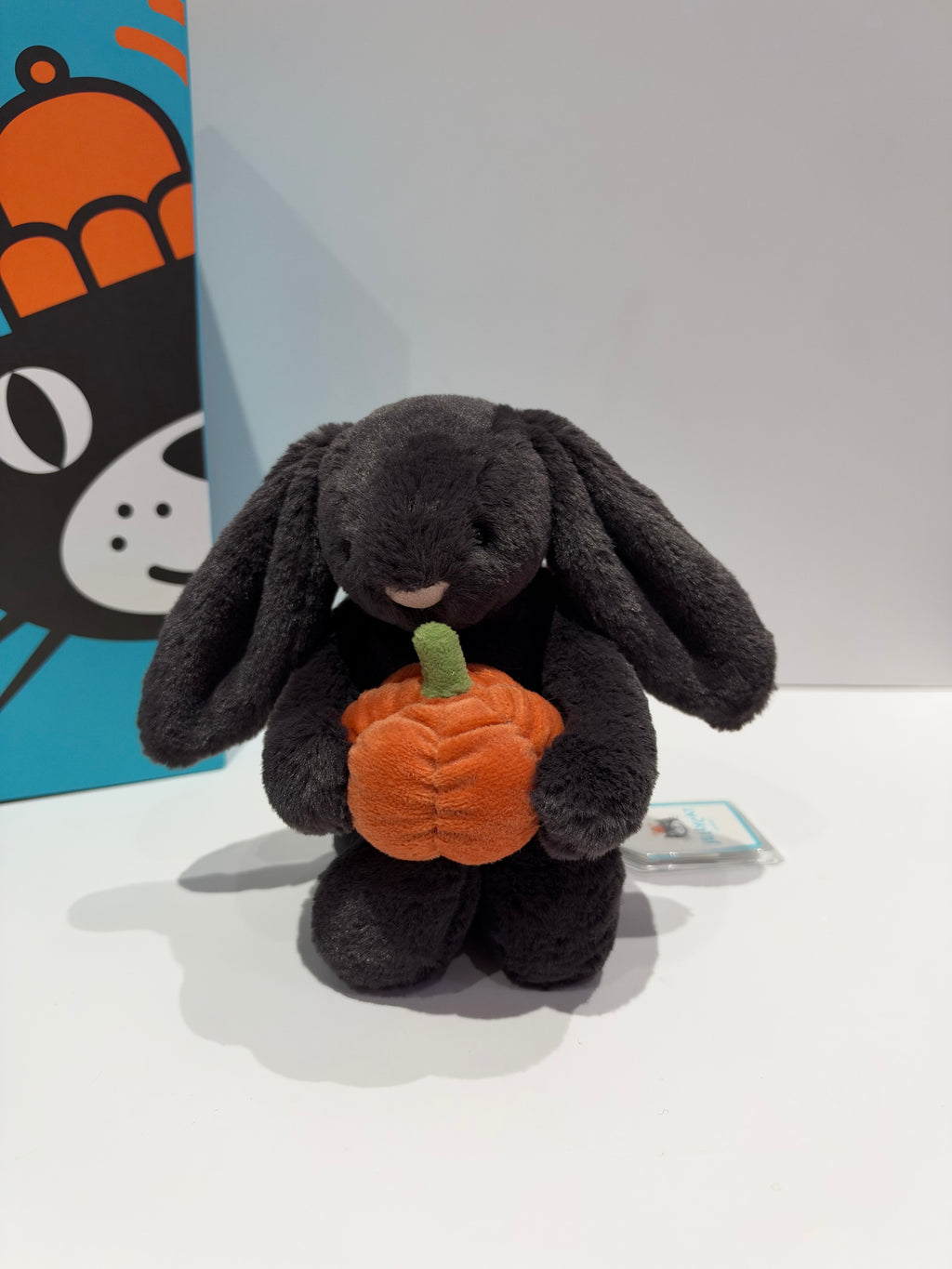 Jellycat Bunny Holding A Pumpkin - Tagged