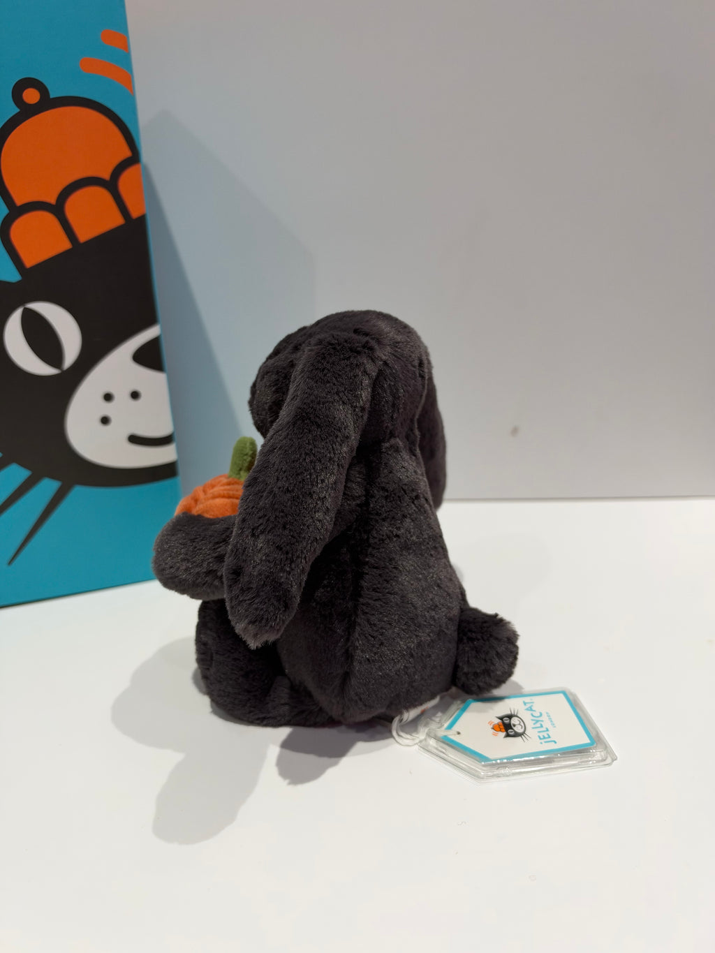 Jellycat Bunny Holding A Pumpkin - Tagged
