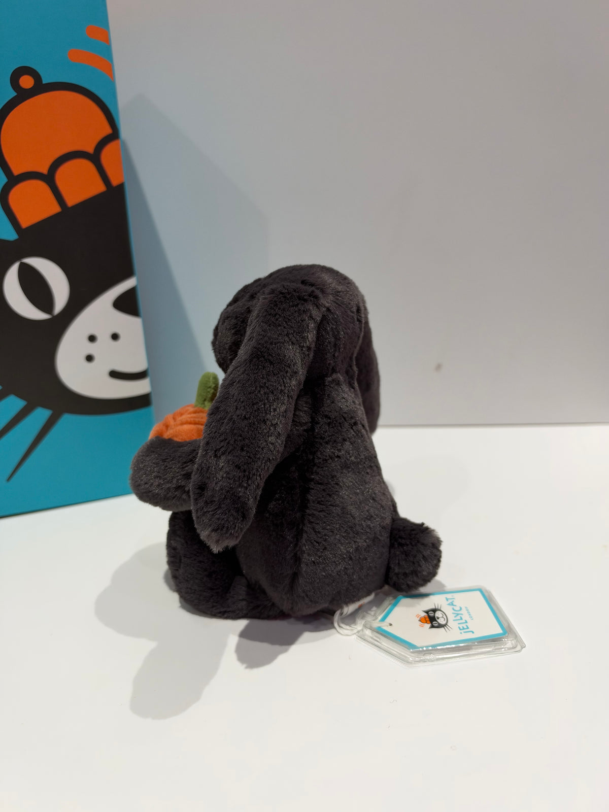 Jellycat Bunny Holding A Pumpkin - Tagged