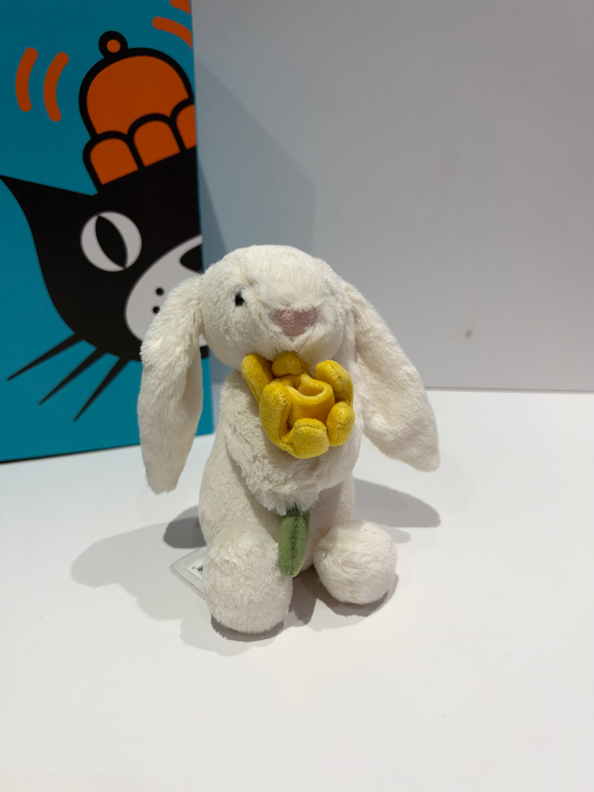 Jellycat Bunny Holding A Daffodil - Tagged