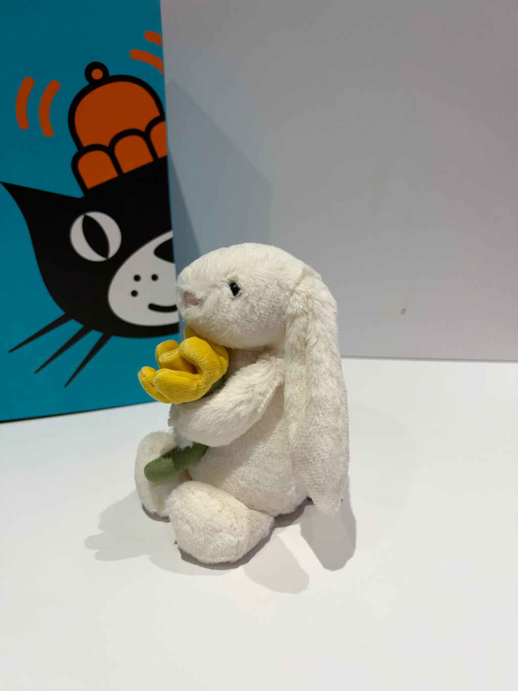 Jellycat Bunny Holding A Daffodil - Tagged