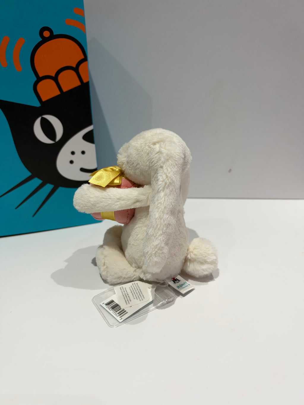 Jellycat Bunny Holding A Present - Tagged