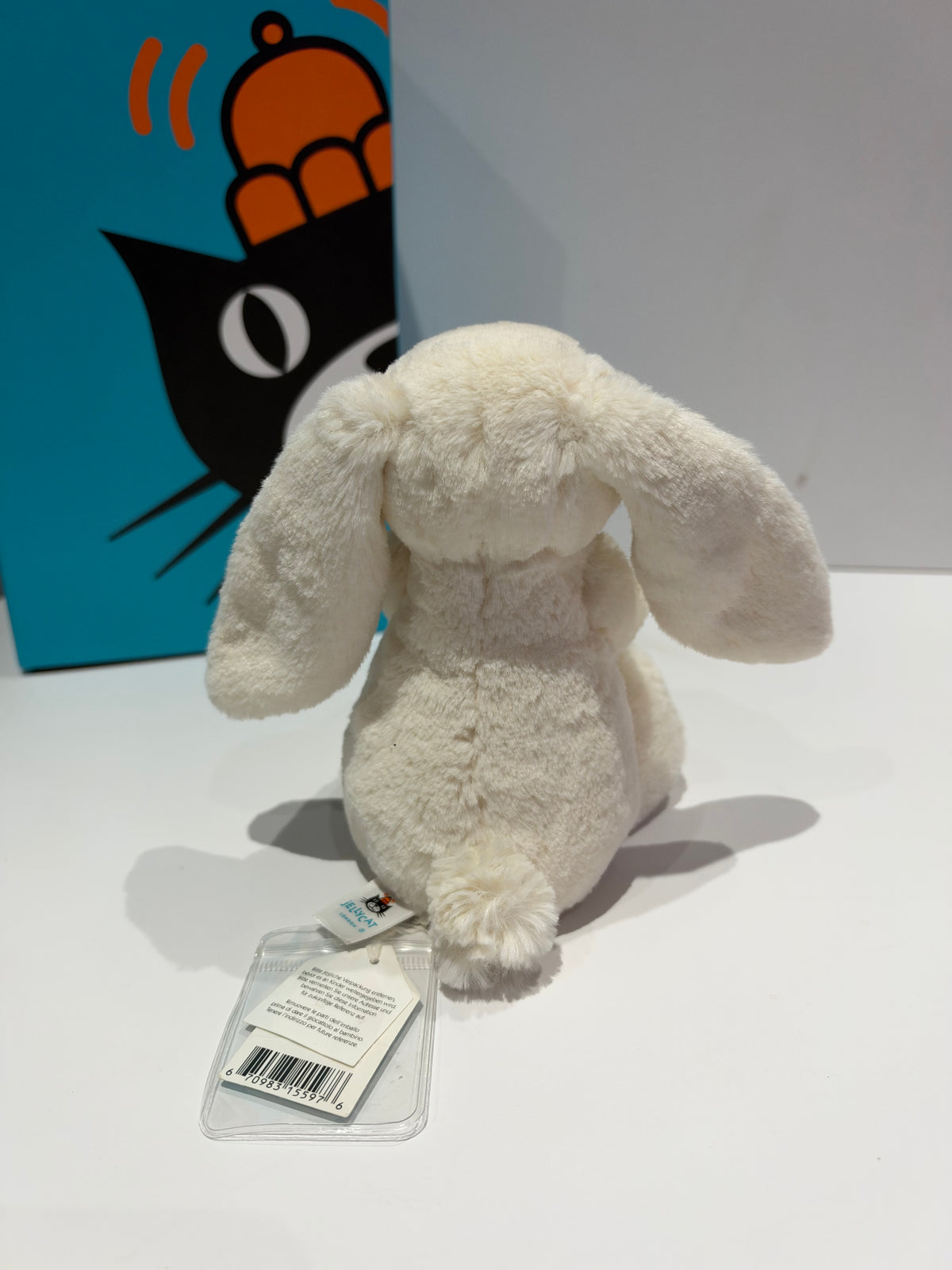 Jellycat Bunny Holding A Pencil - Tagged