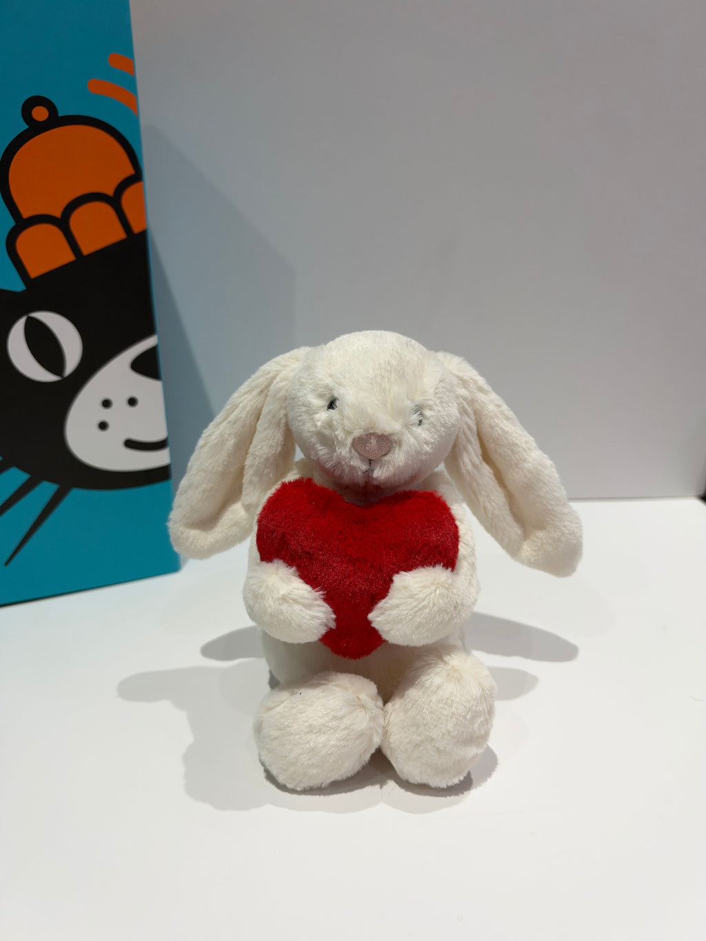 Jellycat Bunny Holding A Heart - Tagged