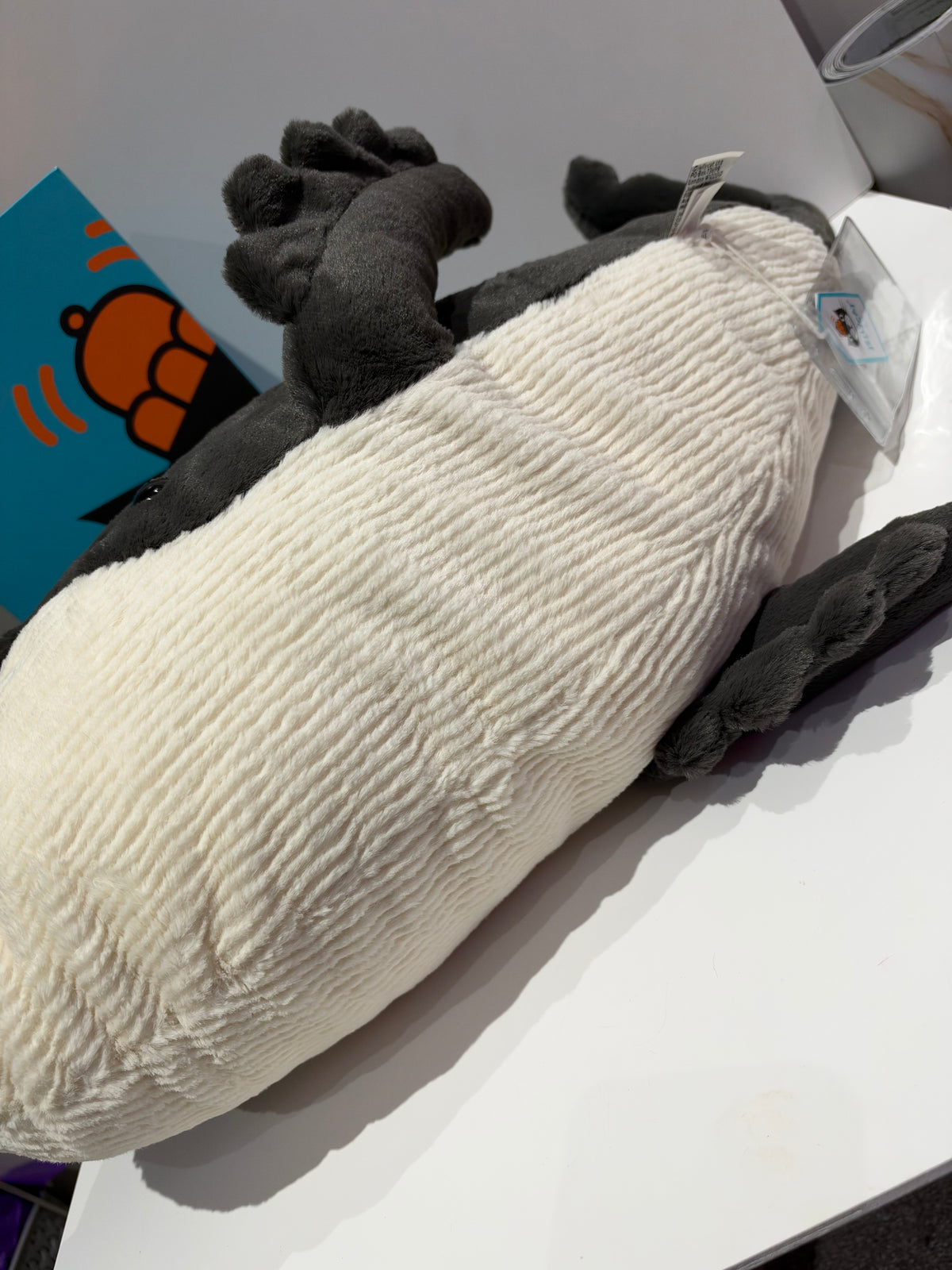 Jellycat Humphrey Humpback Whale- Tagged