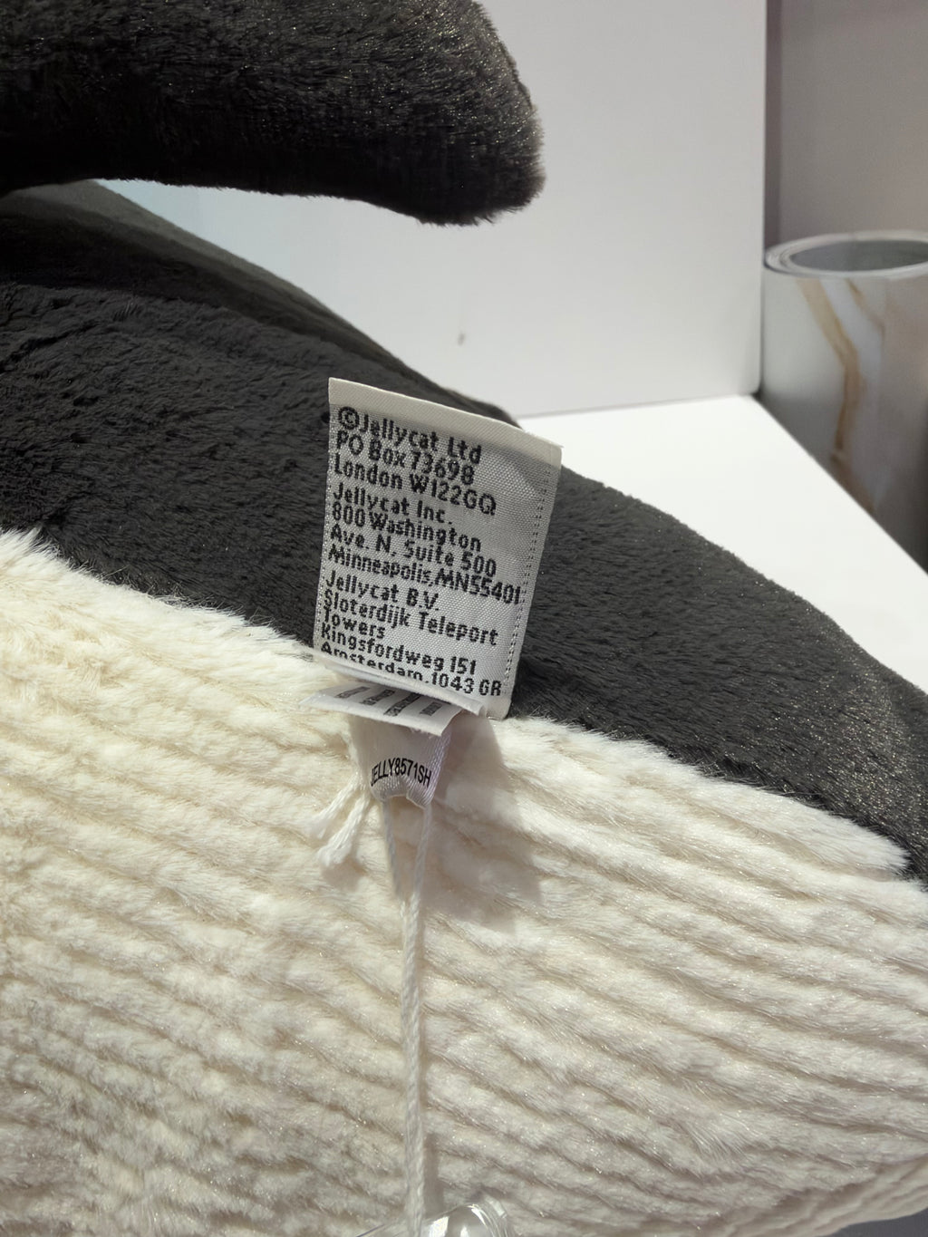 Jellycat Humphrey Humpback Whale- Tagged