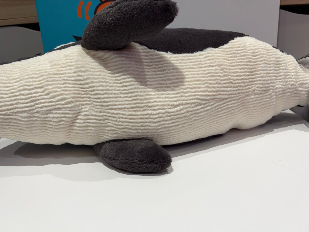 Jellycat Ollivander the Orca Whale - Tagged