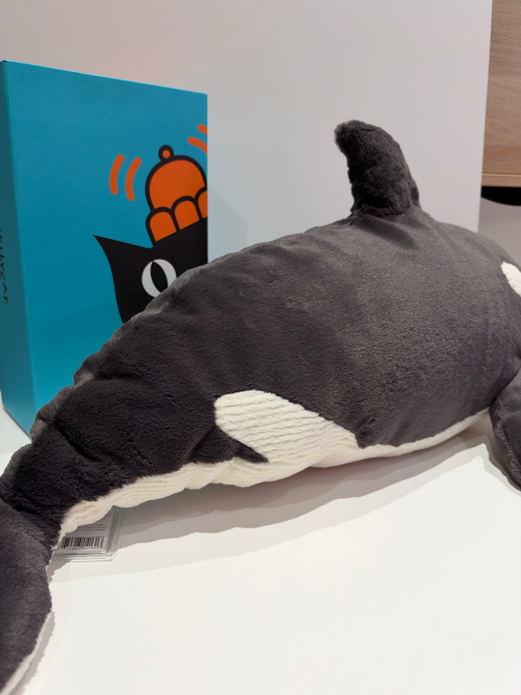 Jellycat Ollivander the Orca Whale - Tagged