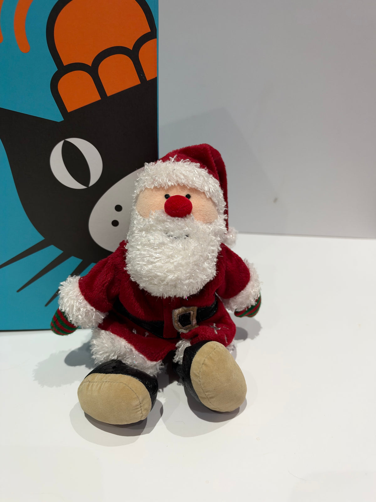 Jellycat Furcoat Santa - Damaged shoes