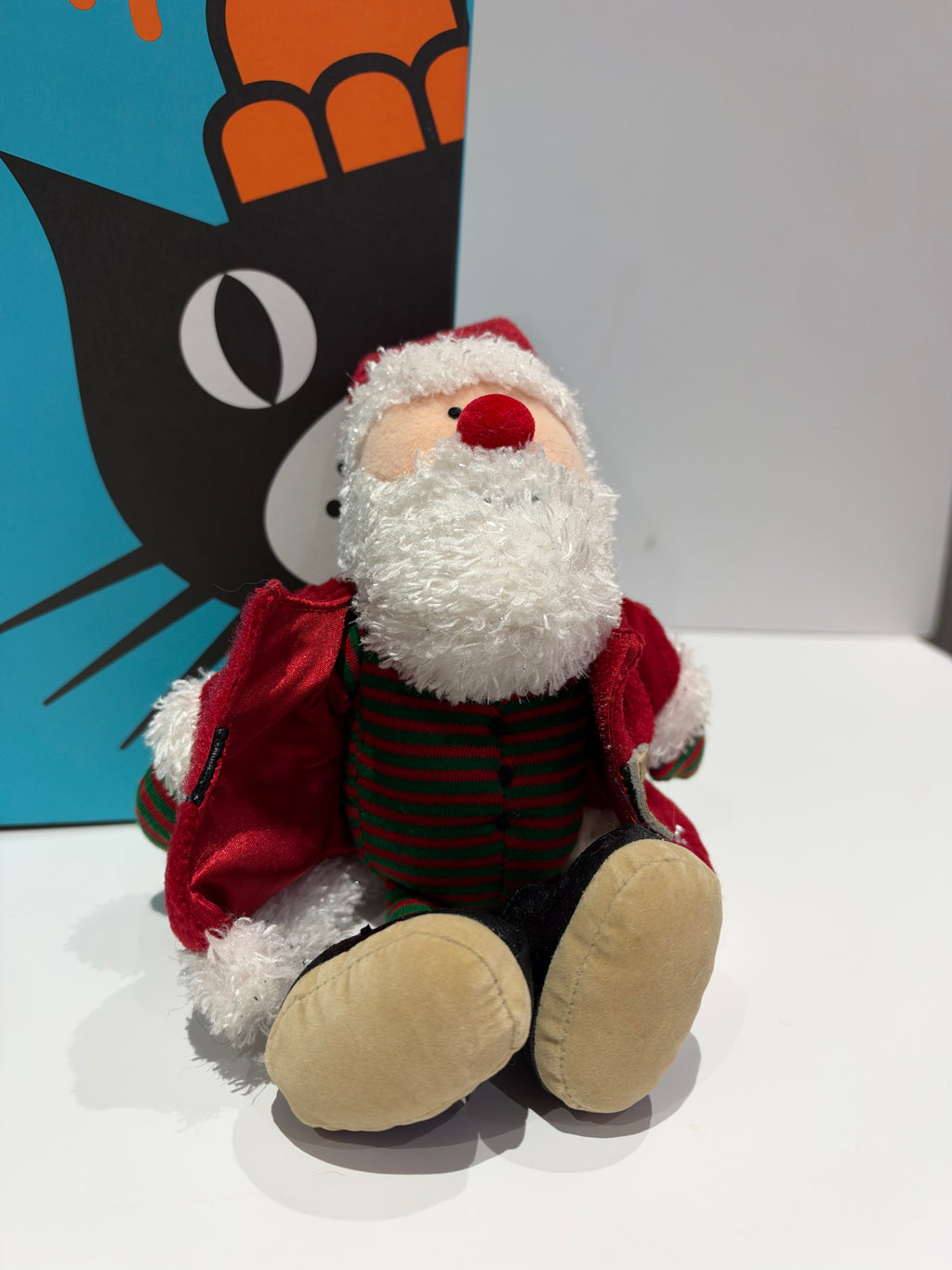 Jellycat Furcoat Santa - Damaged shoes