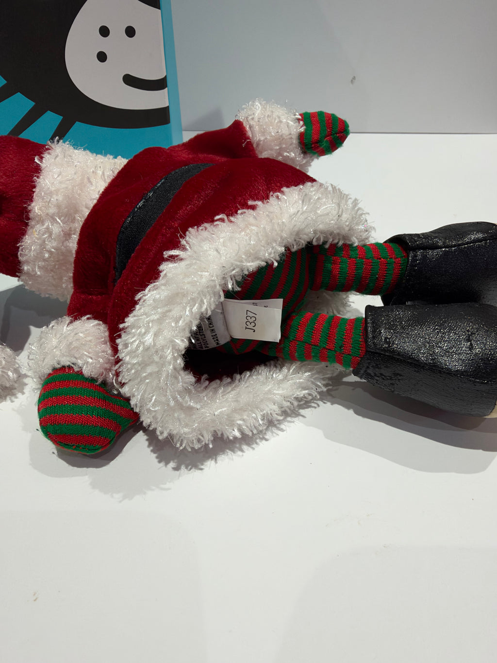 Jellycat Furcoat Santa - Damaged shoes