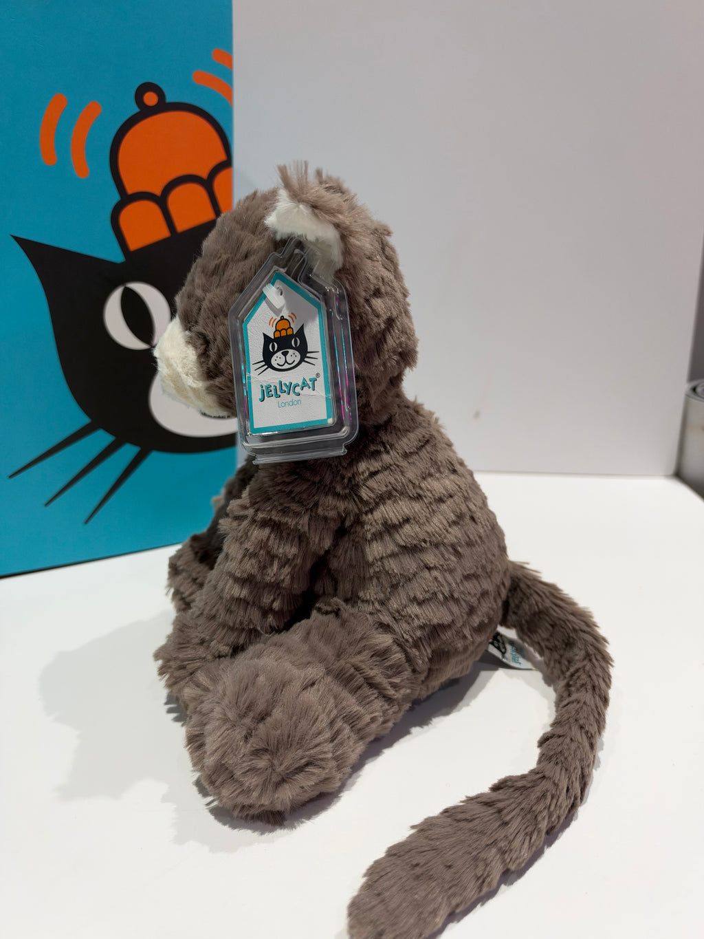 Jellycat Fuddlewuddle Grey Cat - Tagged