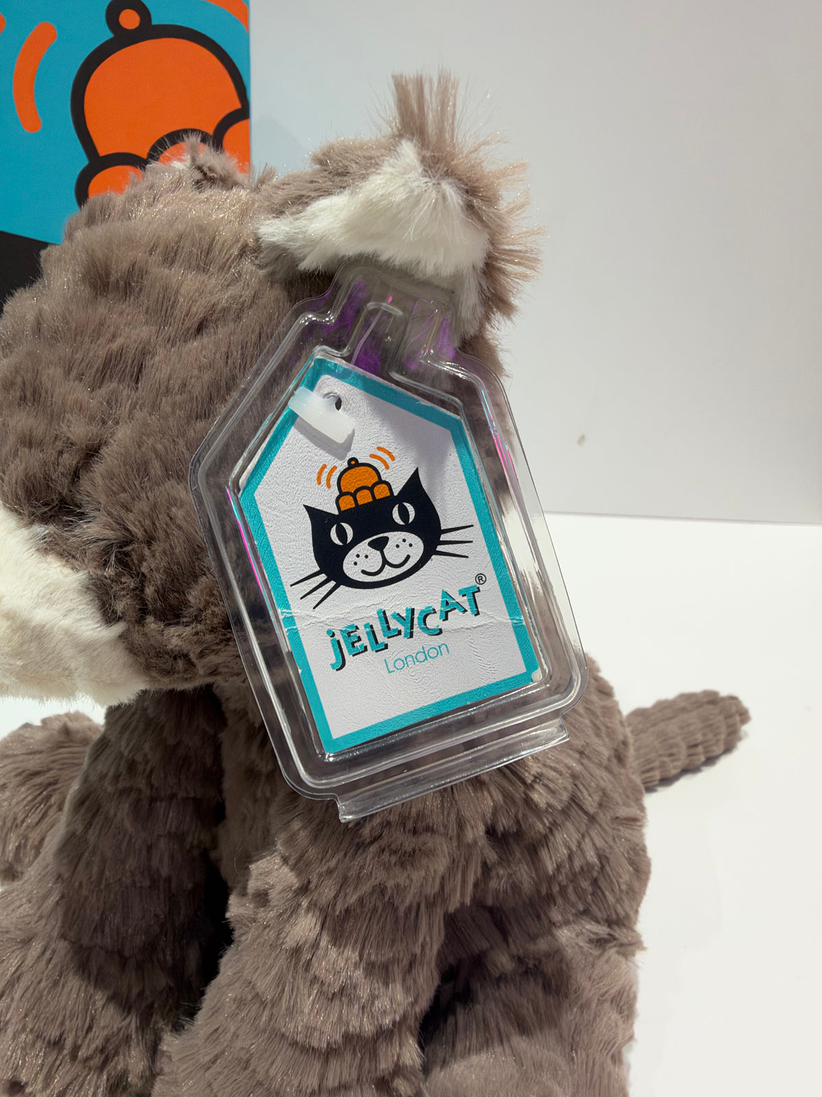 Jellycat Fuddlewuddle Grey Cat - Tagged