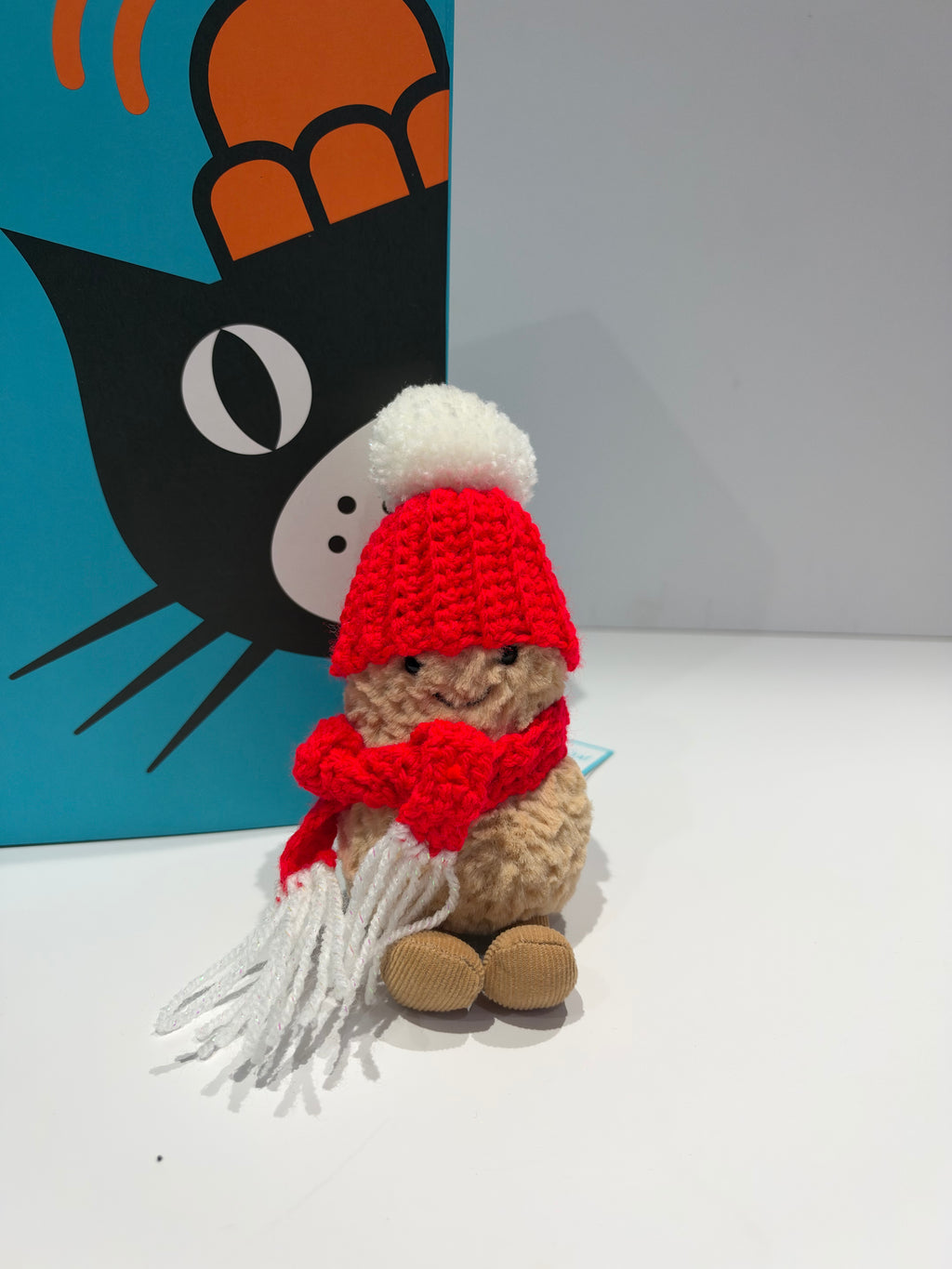 Christmas Hat & Scarf | Red