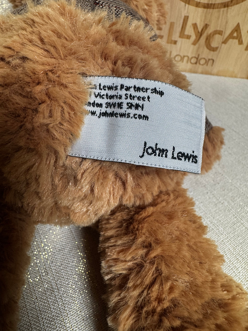 Jellycat x John Lewis Country Lewis Bear | BNWOT
