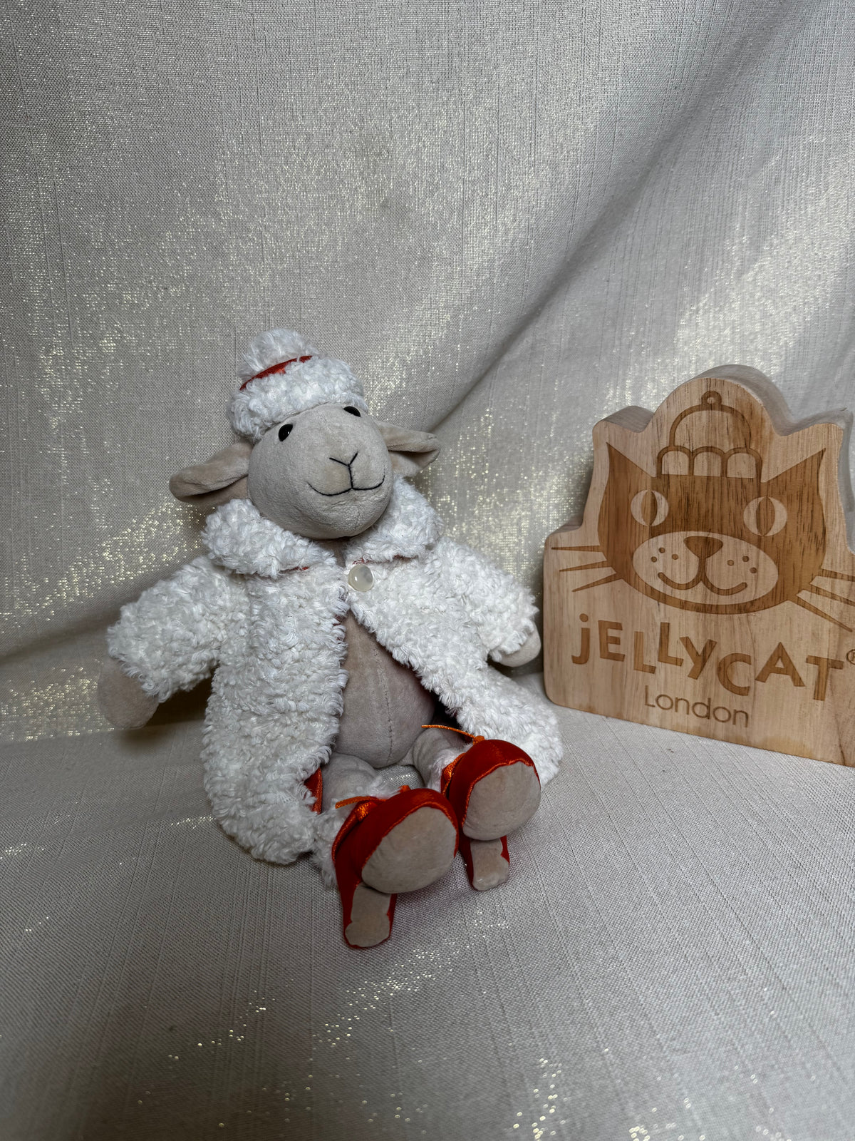 Jellycat Fur Coat Shoo-Shoo Sheep - Untagged