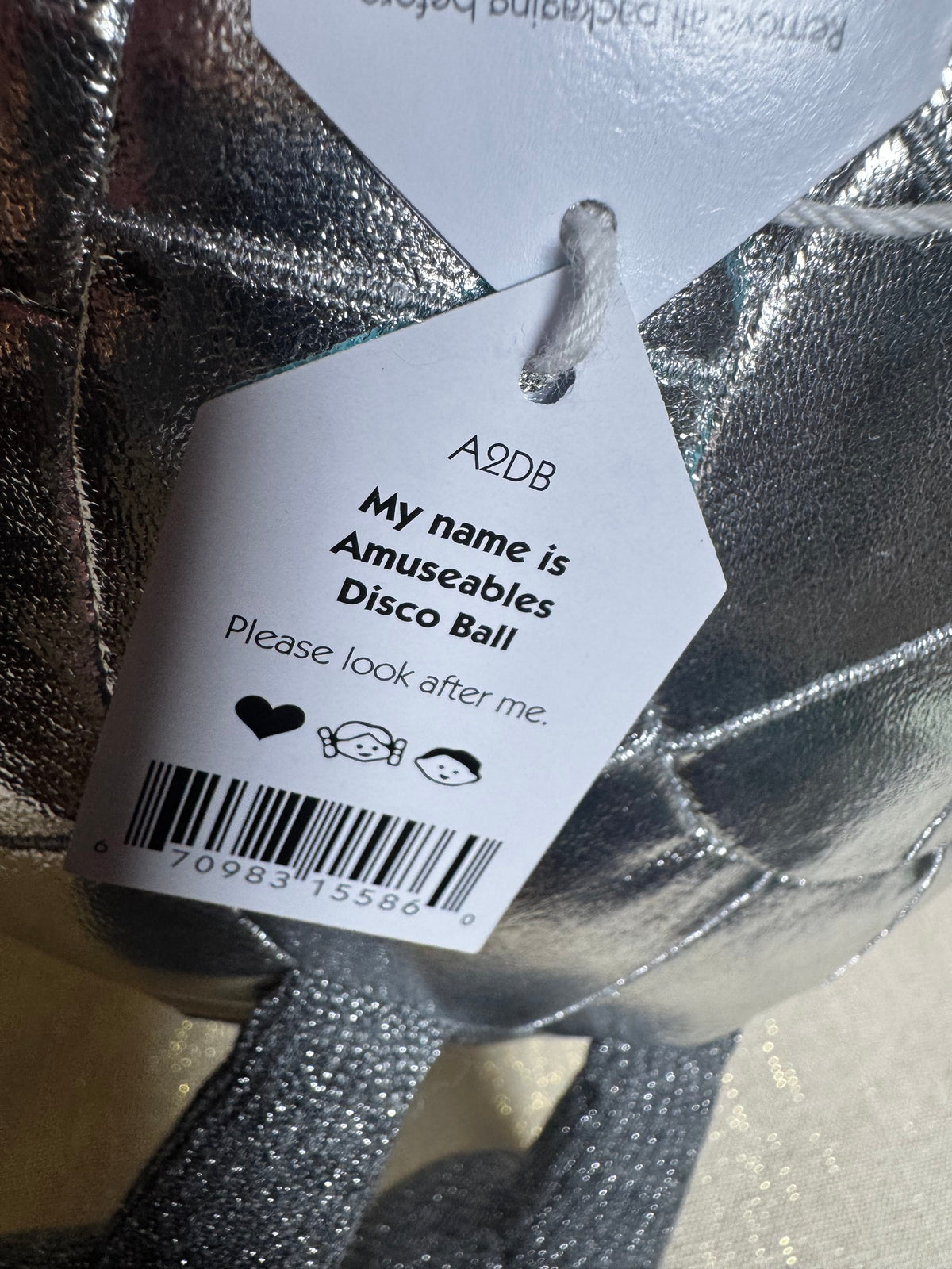 Jellycat Amuseable Disco Ball | BNWT