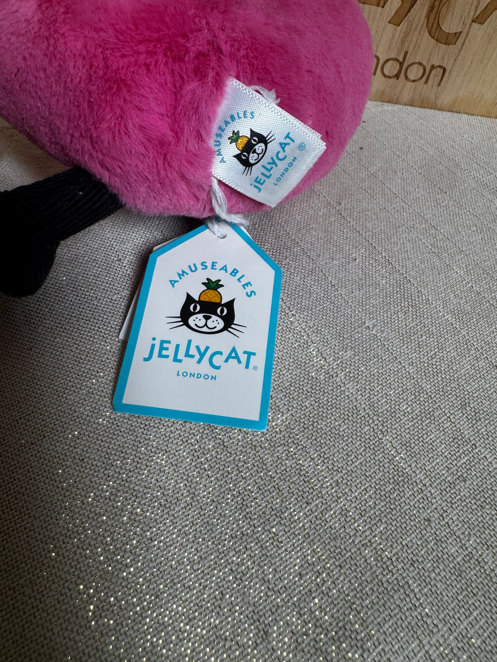 Jellycat Amuseable Hot Pink Heart | BNWT