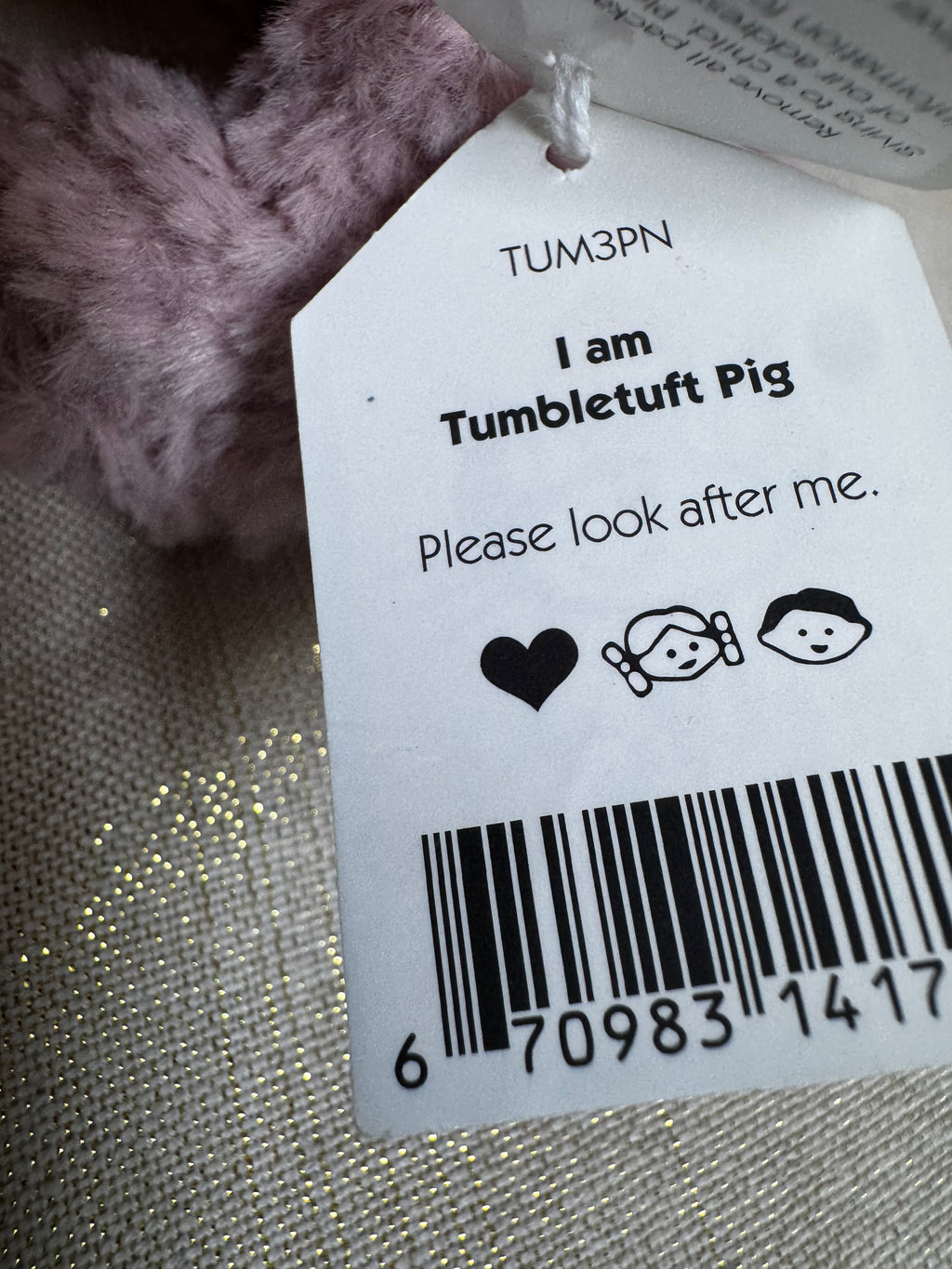 Jellycat Tumbletuft Pig | BNWT