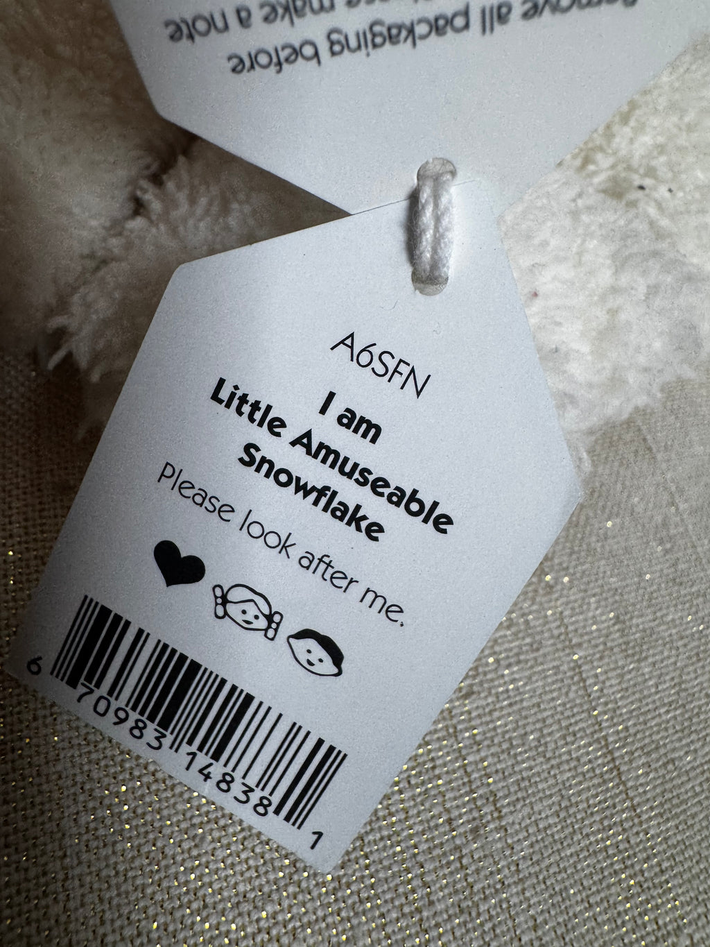 Jellycat Little Amuseable Snowflake | BNWT