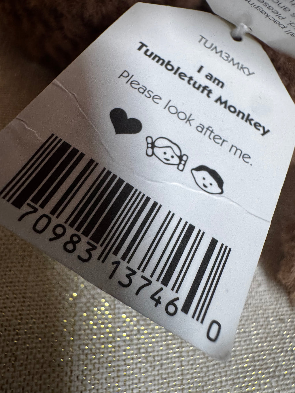 Jellycat Tumbletuft Monkey | BNWT