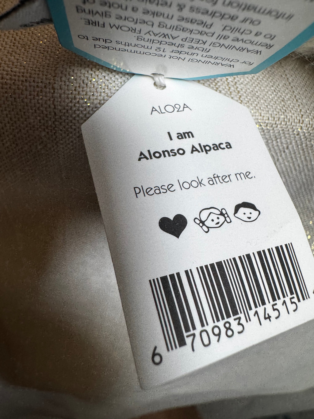 Jellycat Alonso Alpaca | BNWT