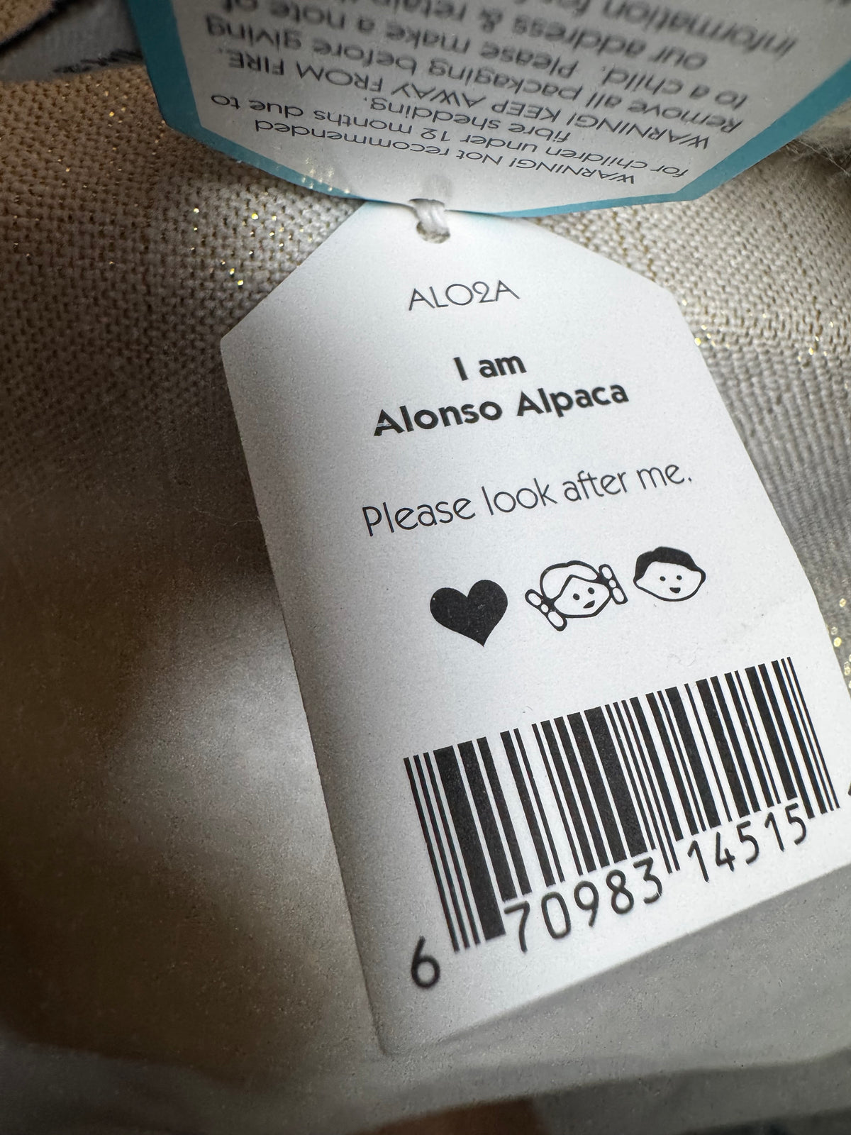 Jellycat Alonso Alpaca | BNWT