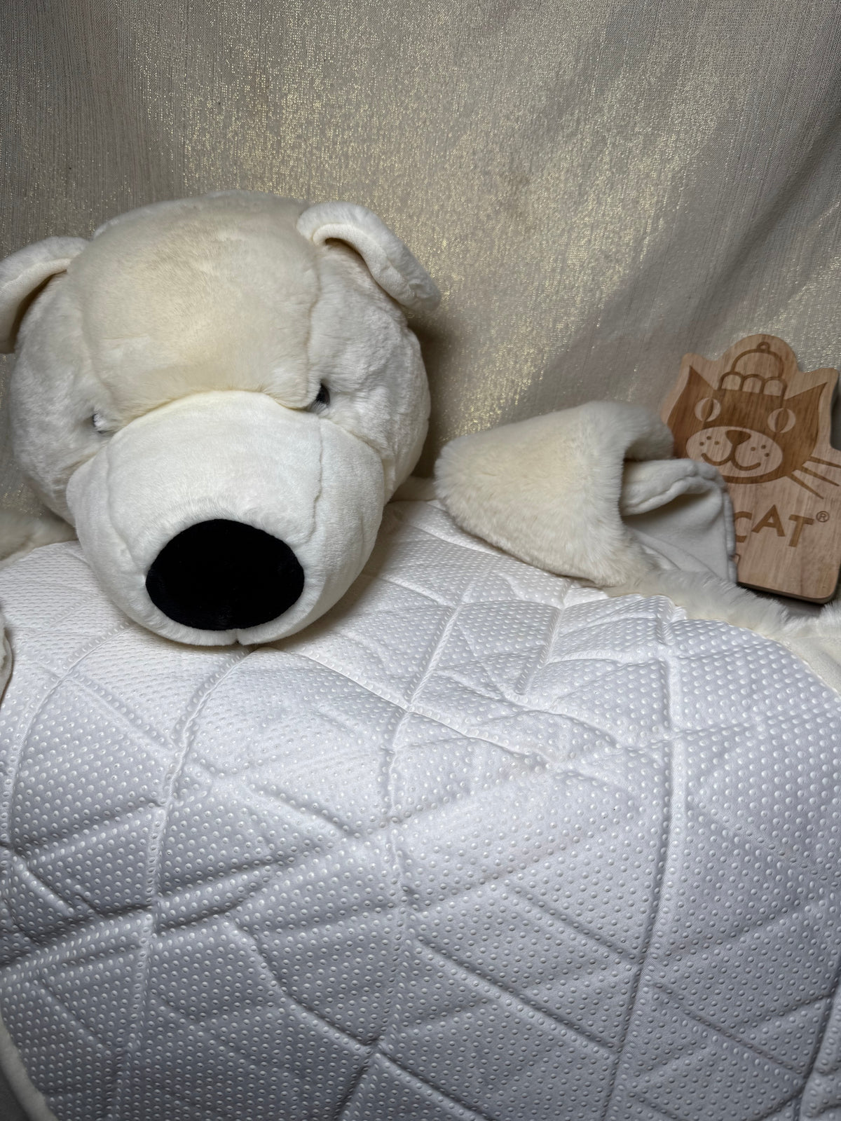 Jellycat Perry Polar Bear Play Mat | BNWOT
