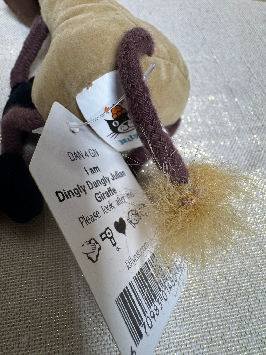 Jellycat Dingly Dangly Julien Giraffe | BNWT