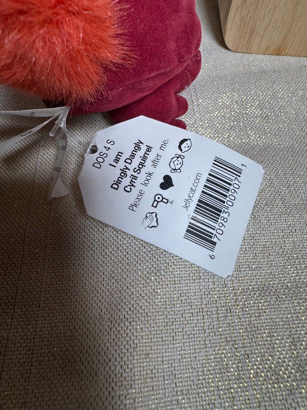 Jellycat Dingly Dangly Cyril Squirrel | BNWT