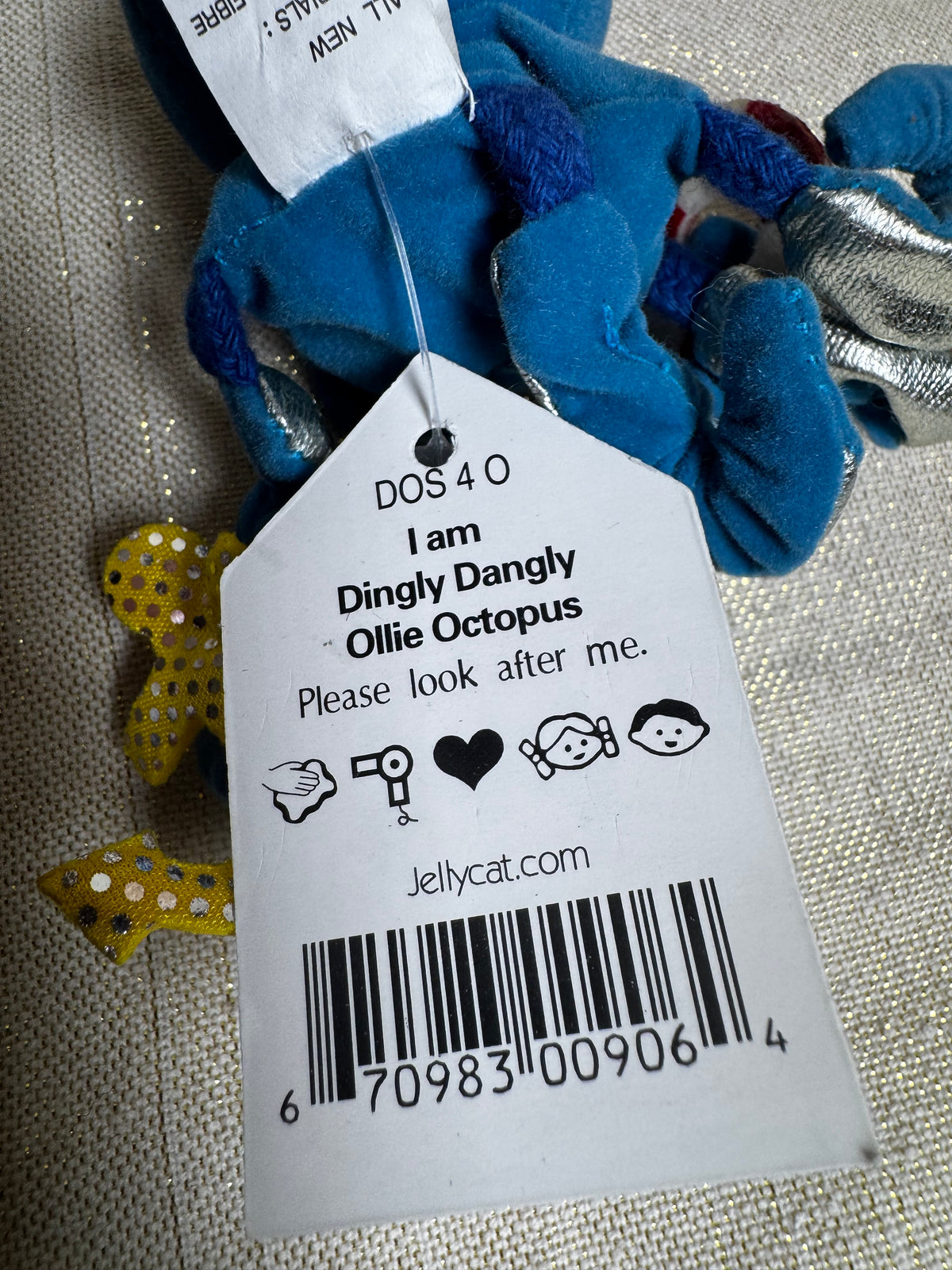 Jellycat Dingly Dangly Ollie Octopus  | BNWT